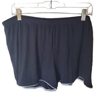 Sonoma Truly Soft Pajama Shorts, Black with White Trim, NWT, XL